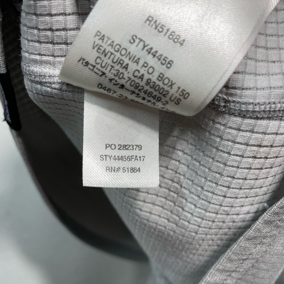Patagonia Capilene Midweight Zip-Neck Grey Small O106 - Picture 8 of 10